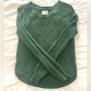 Pacsun LA Hearts forest green knit sweater